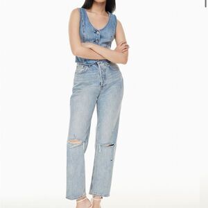 DENIM FOURM | The Joni High Rise Loose Jeans 29L | Size 24